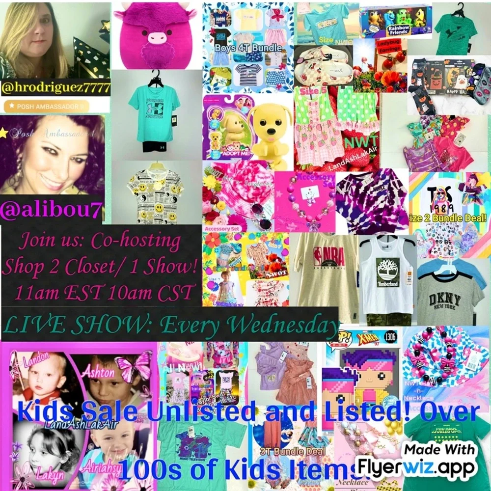 KIDS SHOW!!🦄🦄2 CLOSETS 1 SHOW🦄🦄 - Picture 1 of 1